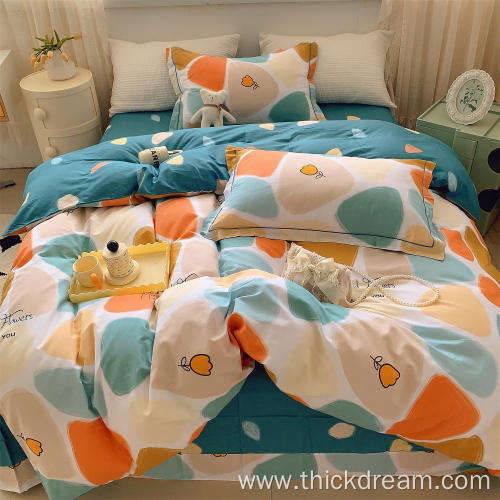 Pebbles bed sheet cover bedding pillowcase set